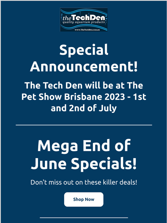 Monthly Specials and Mega Clearance! Get in Quick!