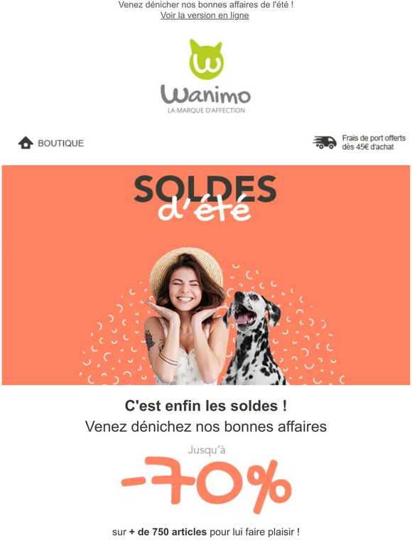 SOLDES : jusqu'à -70%, c'est parti 🤩