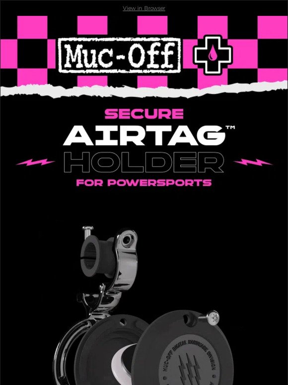 MUC-OFF - AIRTAG HOLDER FOR POWERSPORTS - Upshift Online Inc.