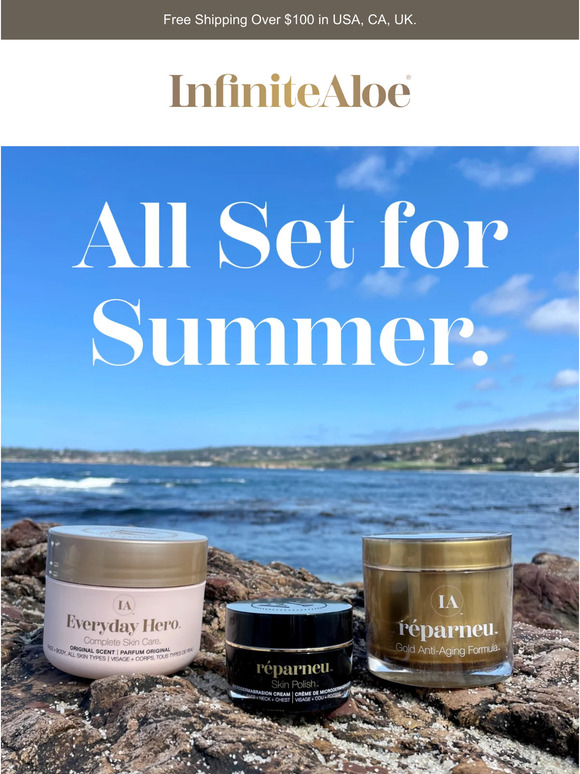 Summer Skin Care Sets Inside ☀️