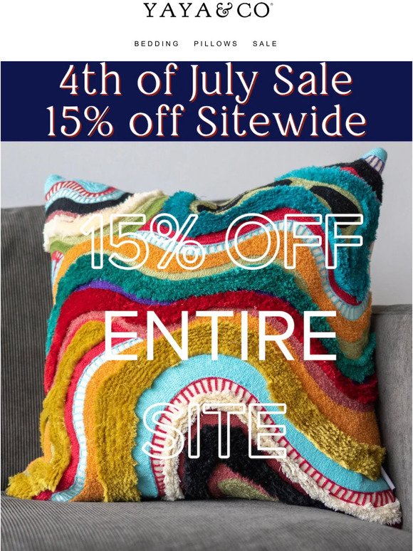 15% OFF SITEWIDE STARTS NOW 🎆