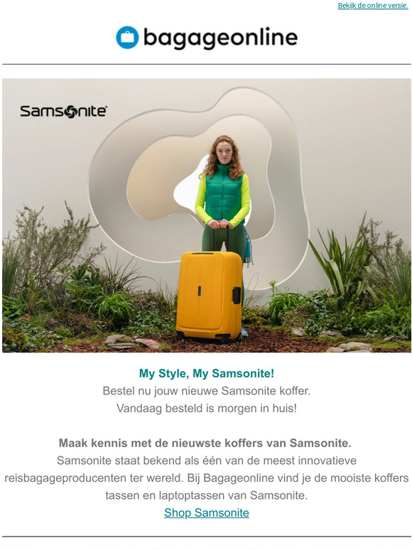 My Style, My Samsonite 🤩