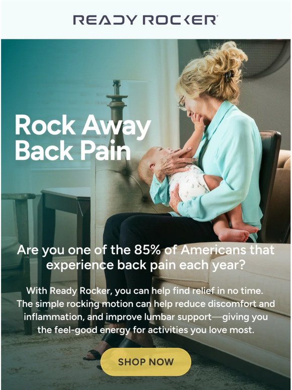 Got back pain? Rock it away
