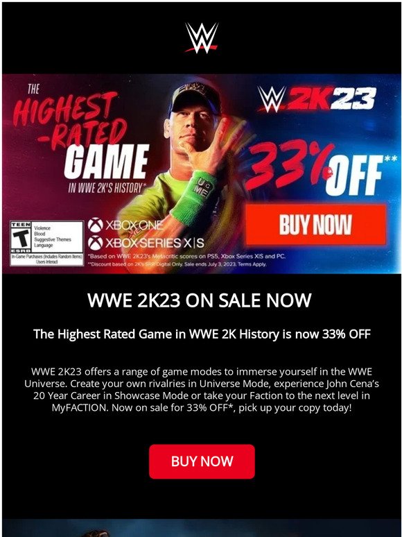 WWE 2K23 ON SALE and NEW CONTENT COMING