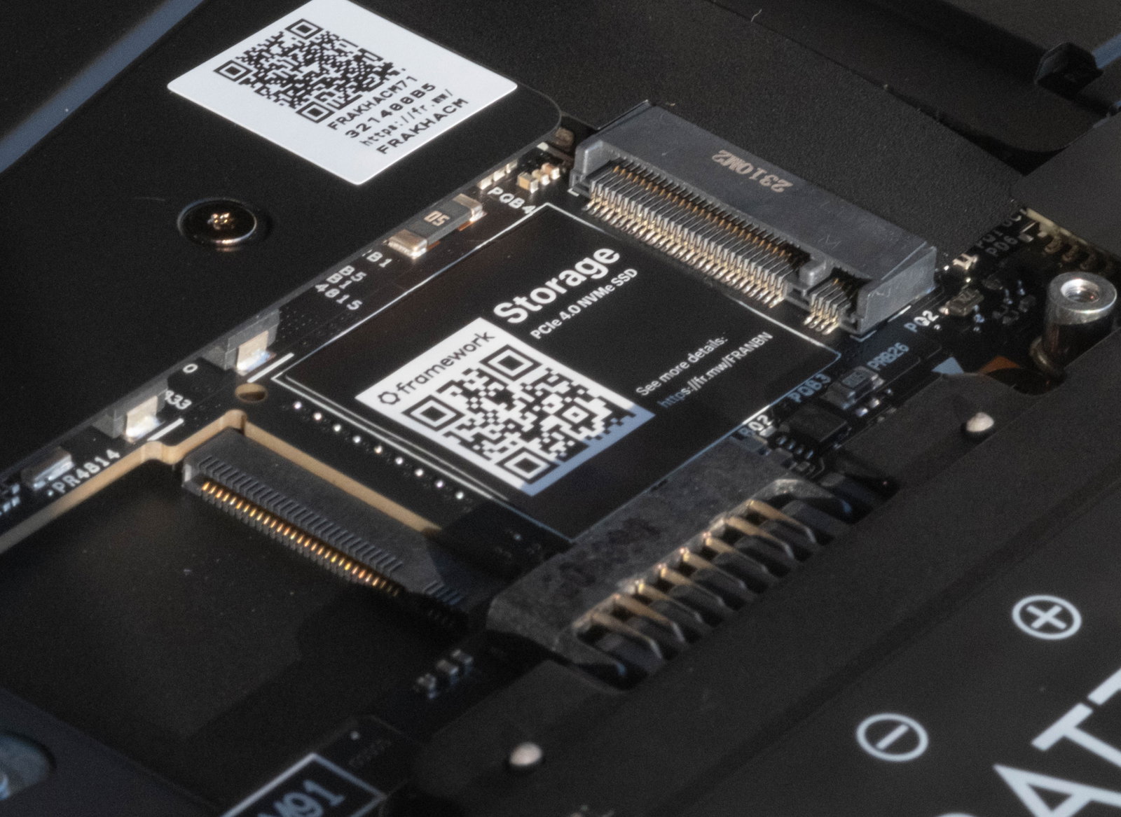Framework Laptop 16 storage