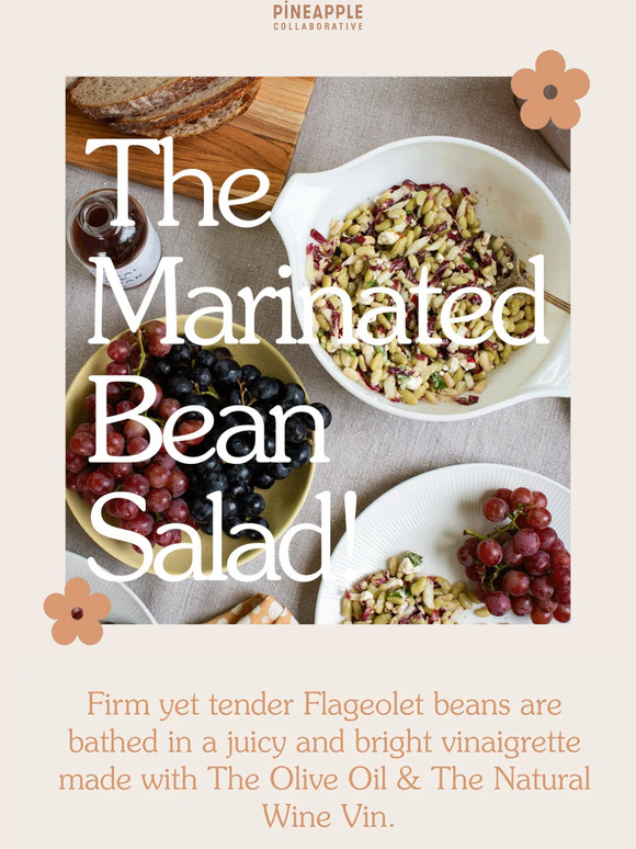 The Marinated Bean Salad! 🍋