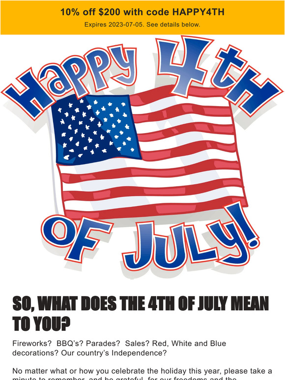 🇺🇸🇺🇸 Happy 4th of July from BaxMAX! 🇺🇸🇺🇸