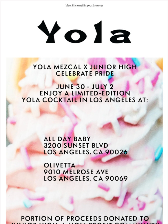 FIND US AT OLIVETTA AND ALL DAY BABY THIS WEEKEND