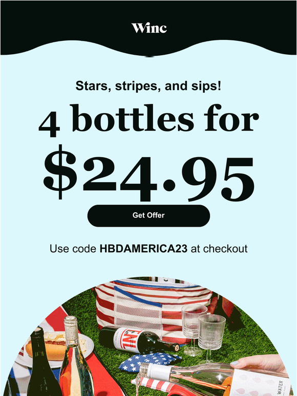 4 bottles for $24.95