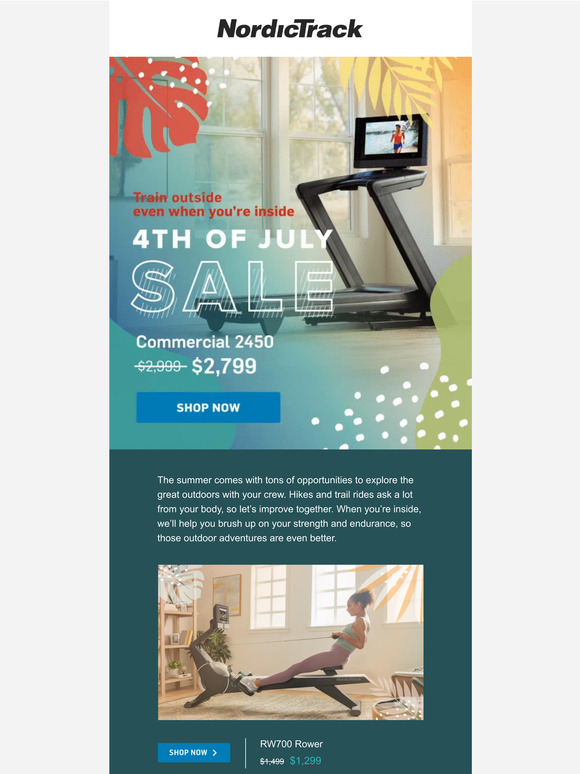 Nordictrack 4th of july sale new arrivals