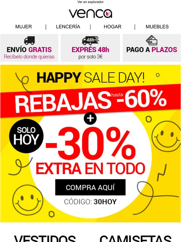 Venca SOLO HOY REBAJAS hasta 60 30 EXTRA Milled