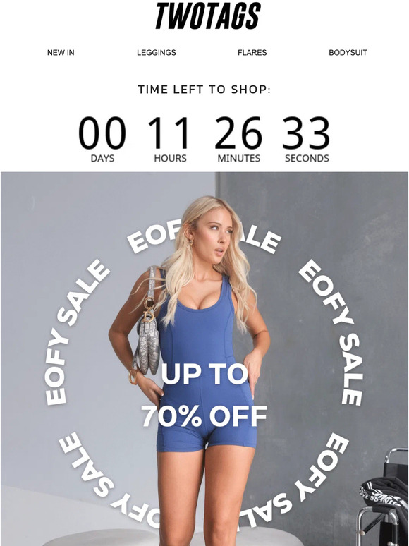 FINAL HOURS: UP TO 70% OFF SALE ENDS SOON ⏳