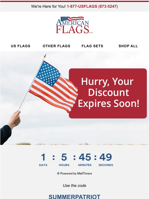 18% off sale ends tomorrow!