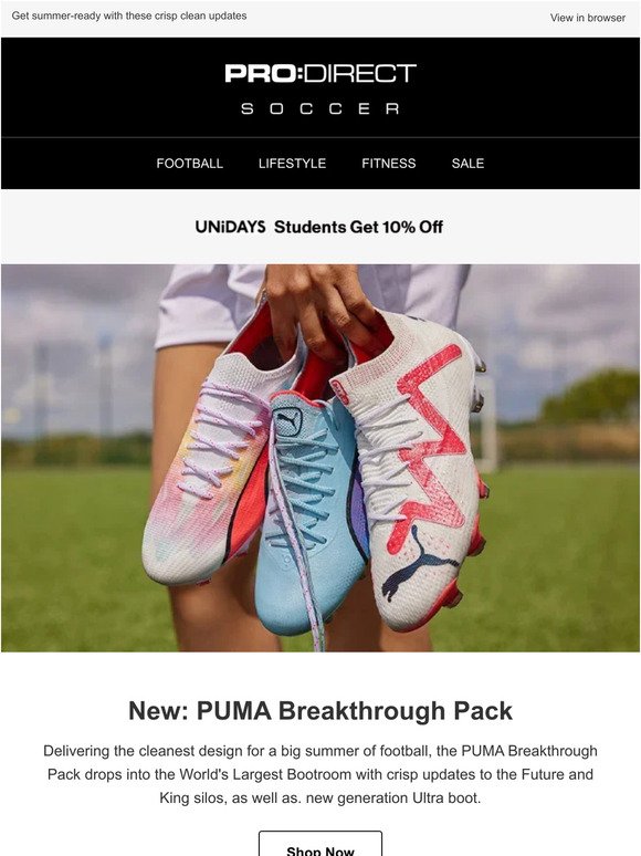 All New: PUMA Breakthrough Pack!
