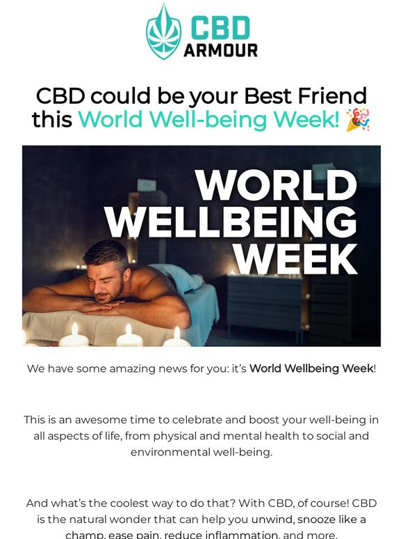 CBD for your wellbeing? You bet!