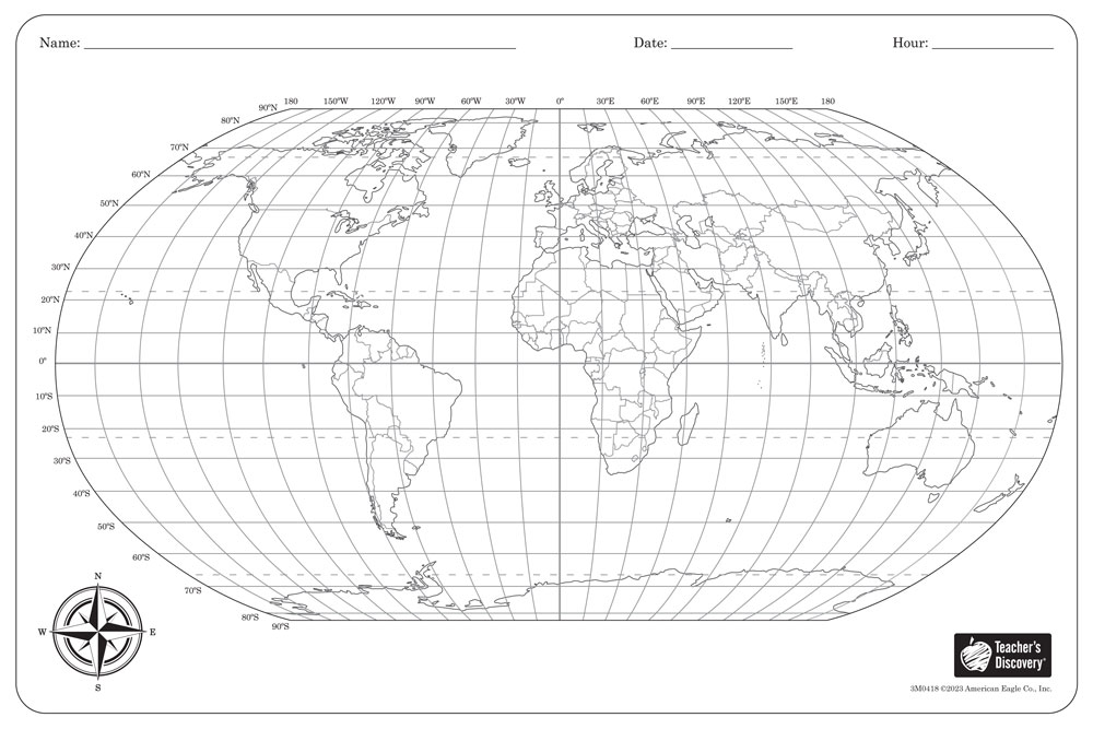 Blank World Maps - Set of 35