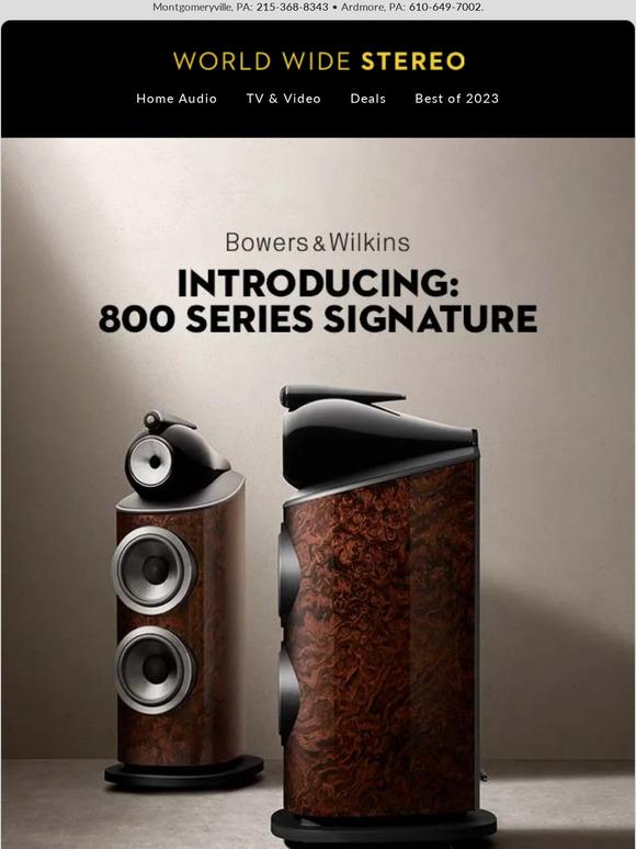 🎶 New Bowers & Wilkins: Crafted. Honed. Perfected.
