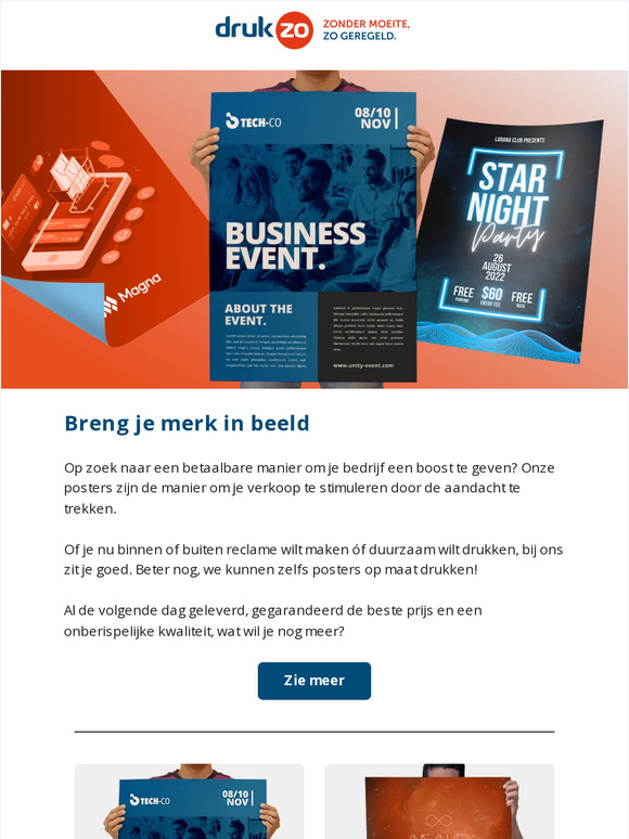 Posters - de ultieme aandachtstrekkers 👀