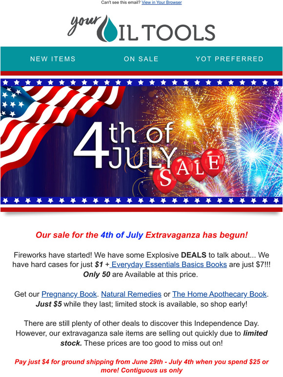 Celebrate with Our 4th Of July Extravaganza🥳