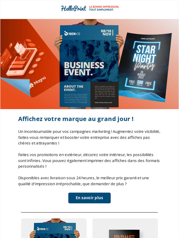 Affiches et posters: Attirez tous les regards !