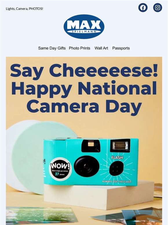 Max Spielmann Say “cheese”! It’s National Camera Day 📷 Milled