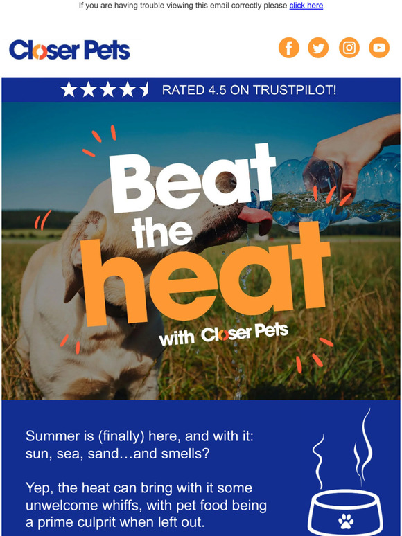Pet lover - beat the heat this summer!