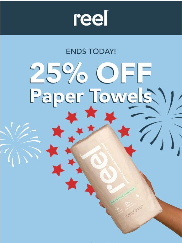 Reel Paper: New & Improved Paper Towels Are Here!