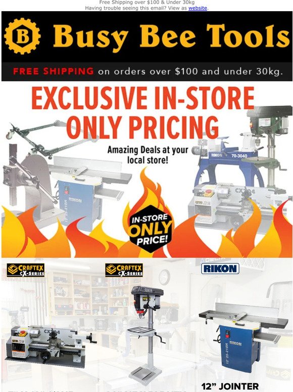 Instore Only Pricing - Amazing Deals at your local store
