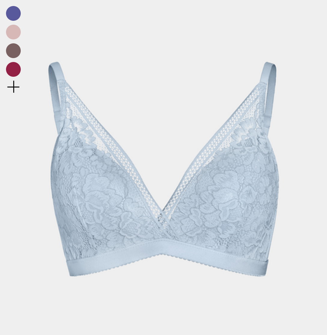 Lace Deep-V Bralette
