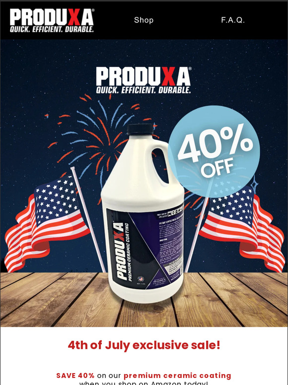 🇺🇸 40% OFF Ceramic Coating!