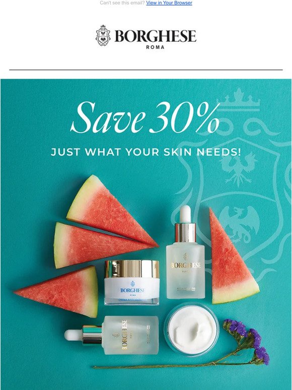Summer-Perfect Skincare Sale, Save 30%