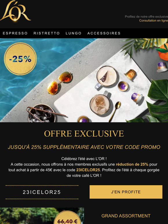 ☀ PROFITEZ DE NOS SOLDES D'ETE DES AUJOURD'HUI !