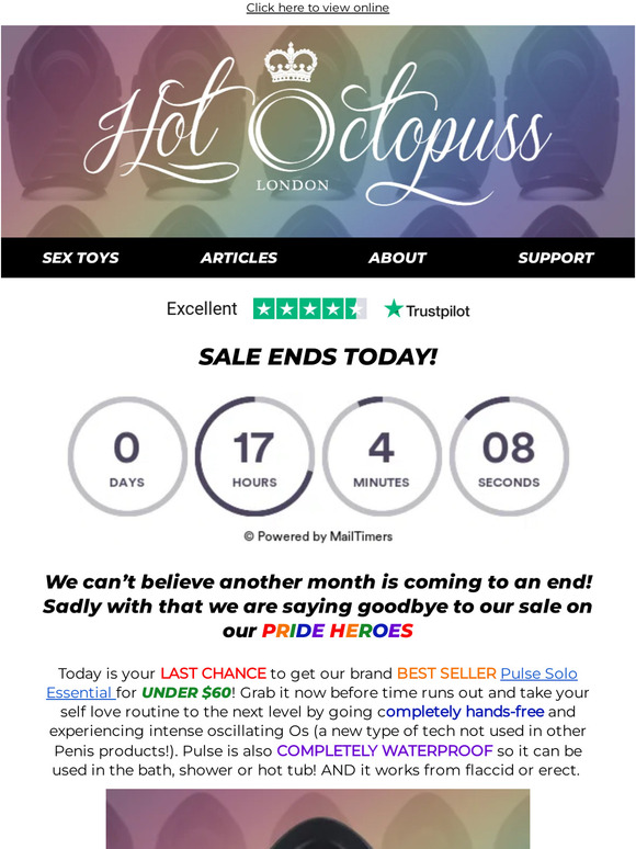Our sale is ending! 🤯