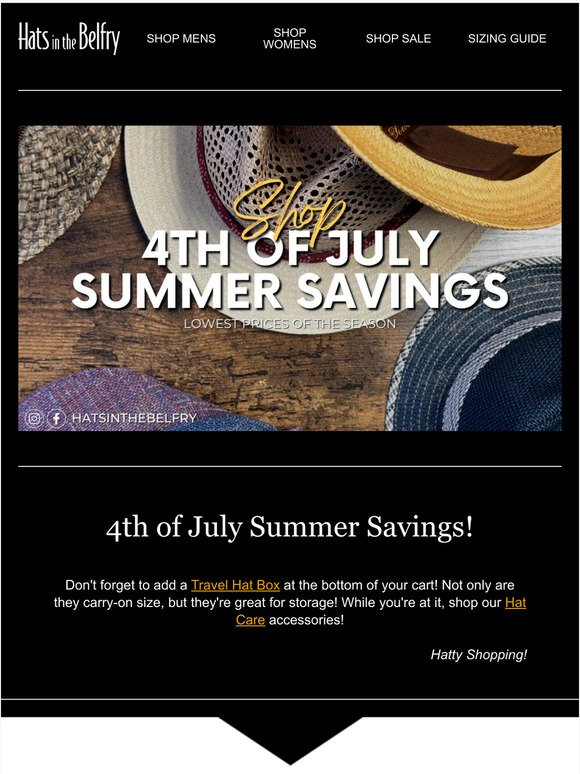 SHOP THE 4TH OF JULY SUMMER SAVINGS EVENT!! ✨
