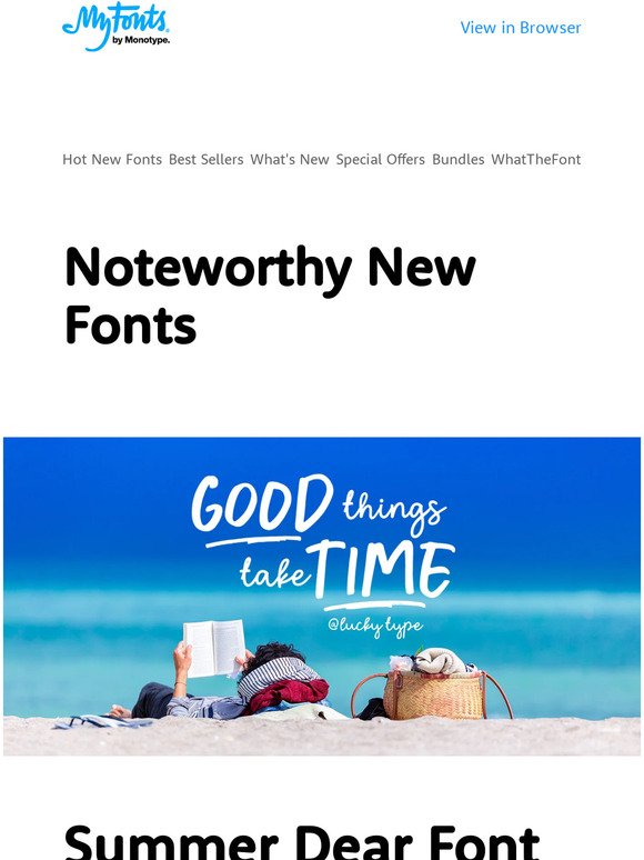 Mind Blowing New Fonts