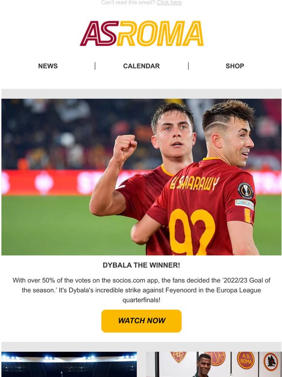 SIMPLY DYBALA - OUR GOAL OF THE SEASON CHOSEN BY THE GIALLOROSSI FANS!