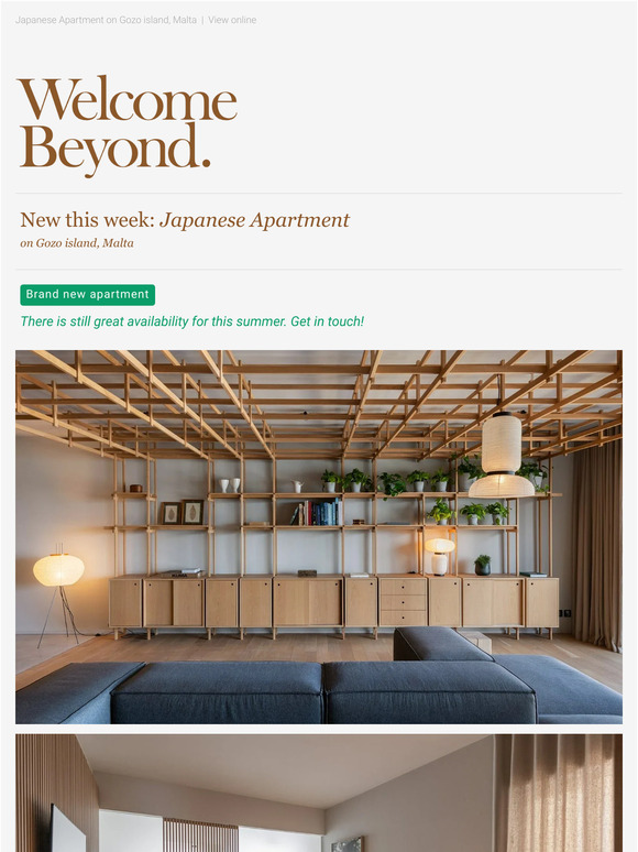 New this week: Japanese Apartment
