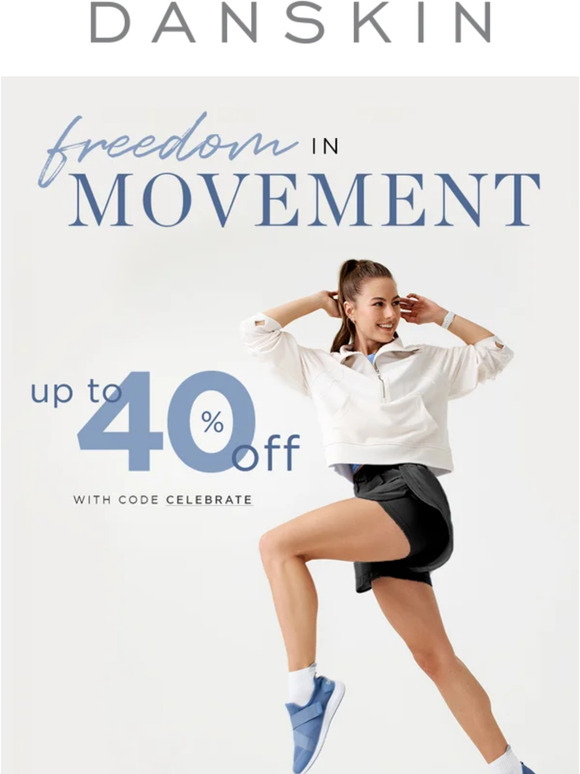 Up to 40% Off | Freedom in Movement