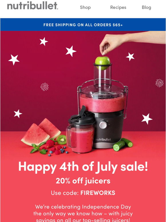 Nutribullet All Blenders National Smoothie Day Flash Sale 21% Off