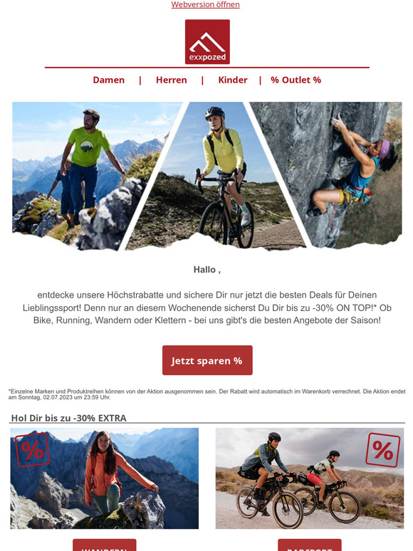 PREISSTURZ 🚨 Top-Rabatte für Dein Outdoor-Abenteuer!