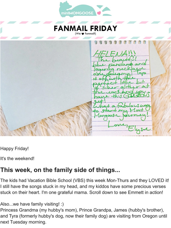 [Fanmail Friday] I spilled the worms! 🐛