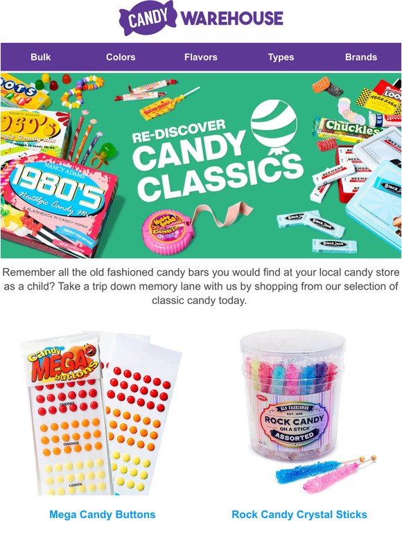 🍭 Rediscover Classic Candies