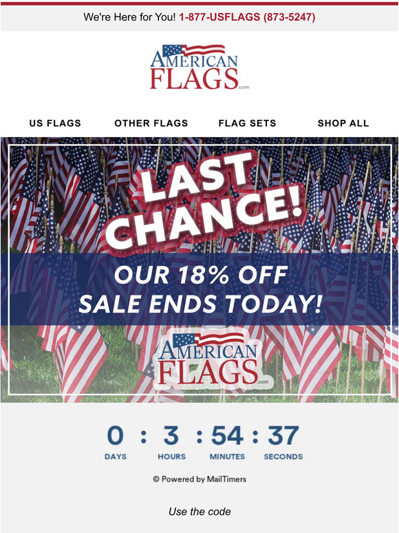 ❗  4 HOURS LEFT of our 18% off sale  ❗