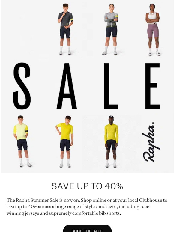 rapha summer sale