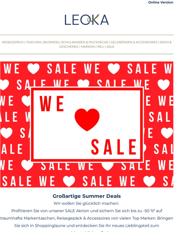 We ❤️ SALE