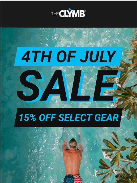 July 4th Deals - 15% Off Select Gear