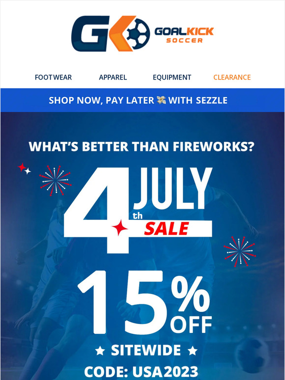 Cue the fireworks: 15% off 🎆
