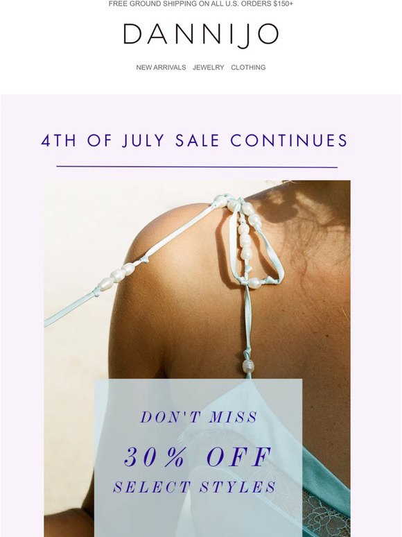 4th of July Sale Continues 🛍️