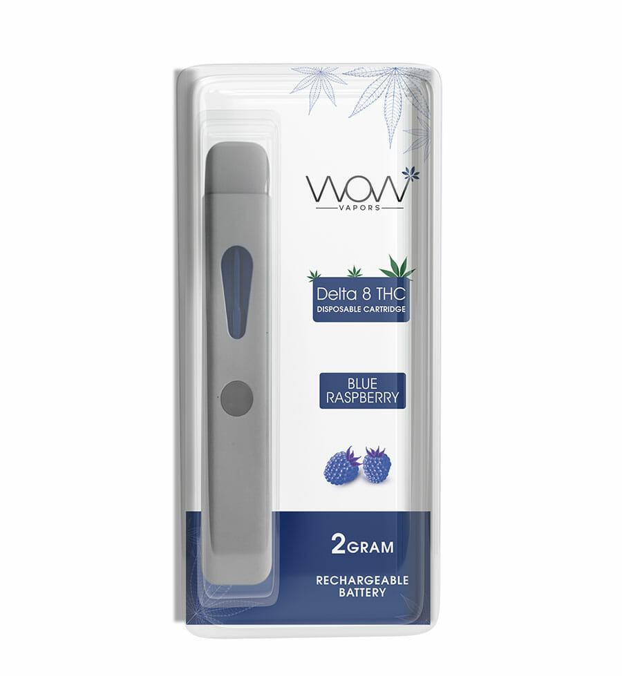 Image of Blue Raz Delta 8 Disposable - 2 Gram - WOW Vapors