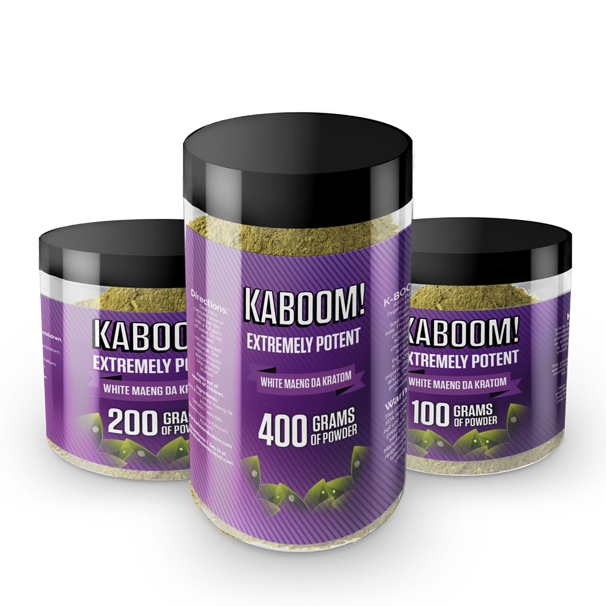 Image of Kaboom! White Maeng Da Kratom Powder